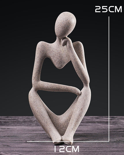 Figurka dekoracyjna postać z wycięciem minimalistyczny styl