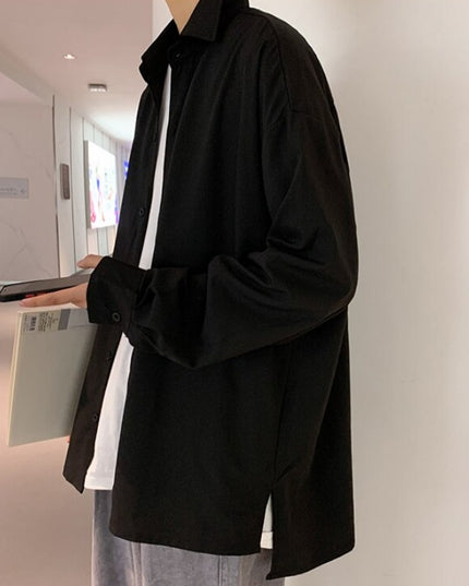 Męska koszula klasyczna o luźnym kroju