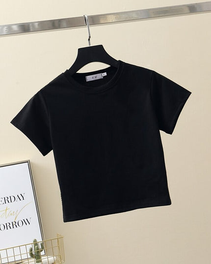 Damski krótki T-shirt klasyczny