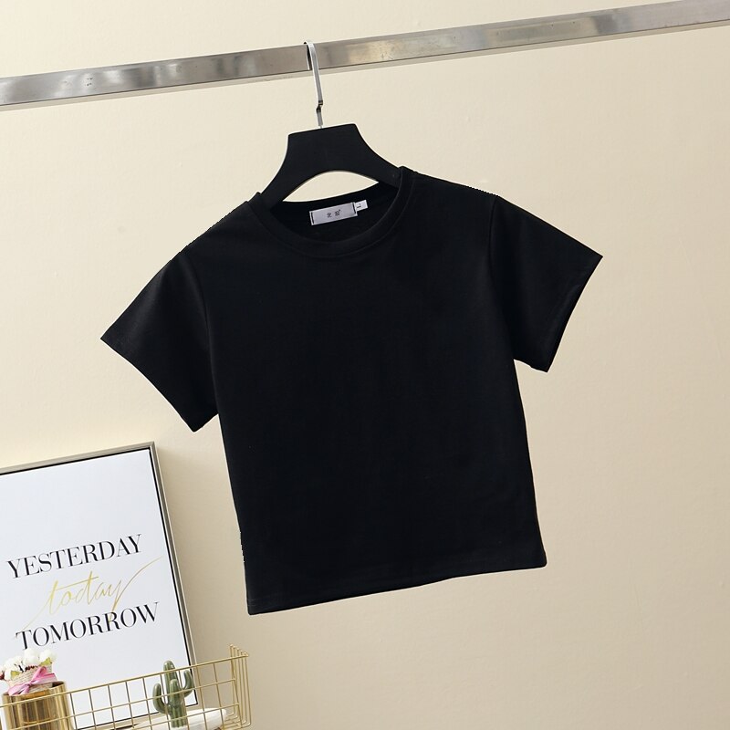 Damski krótki T-shirt klasyczny