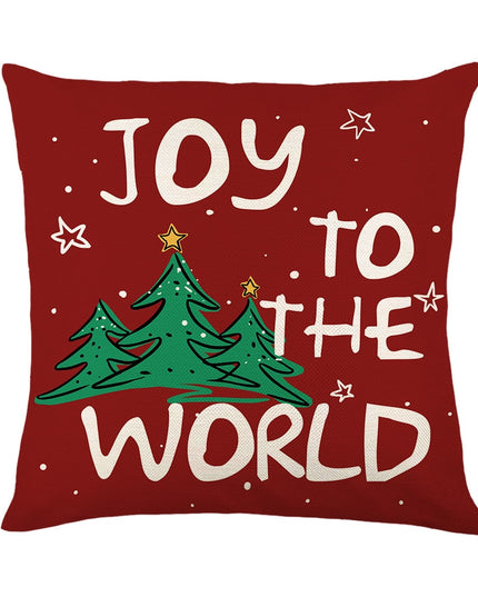 Poszewka na poduszkę ze świątecznym nadrukiem