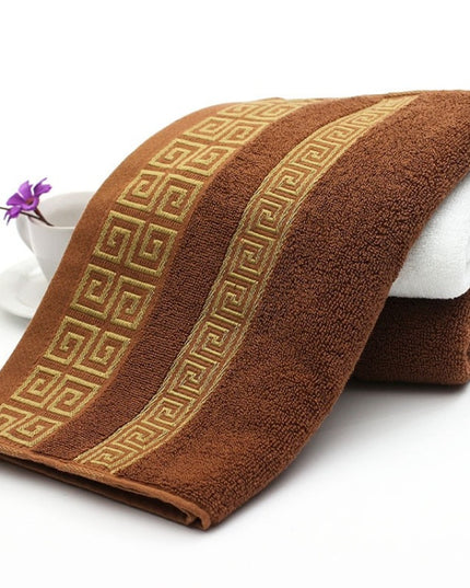 Ręcznik łazienkowy z eleganckim wzorem