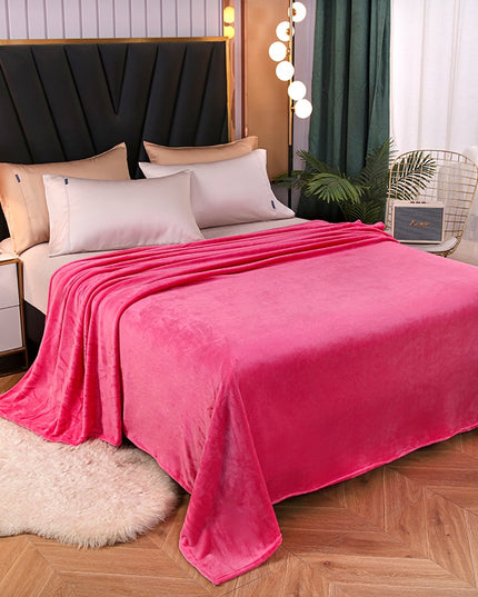 Miękki koc z krótkim włosiem