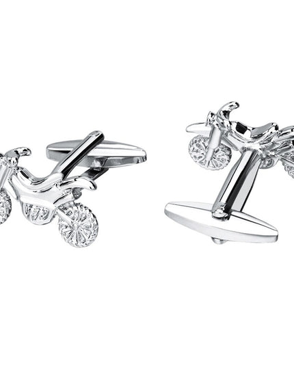 Spinki do koszuli w kształcie moto cross