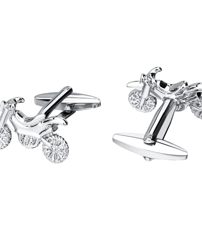 Spinki do koszuli w kształcie moto cross