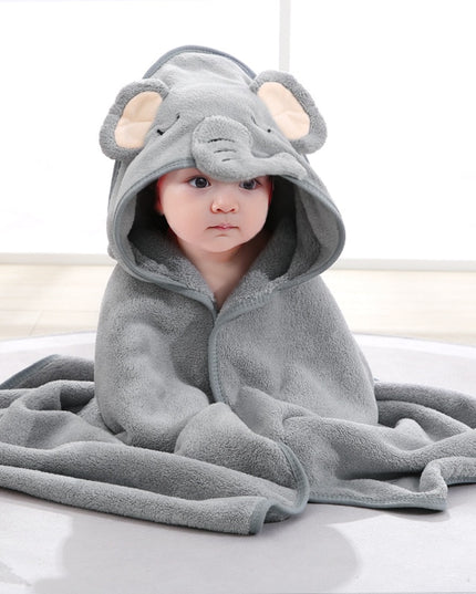 Ręcznik dziecięcy ze zwierzątkiem na kapturze