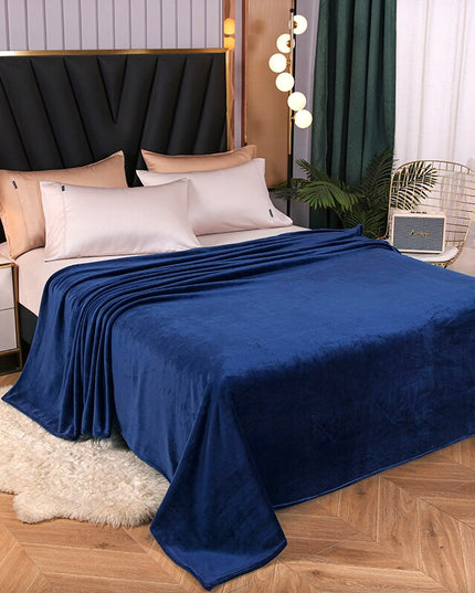 Miękki koc z krótkim włosiem