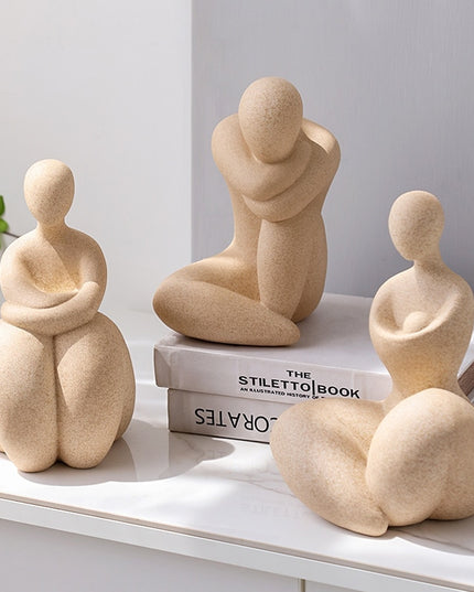 Figurka dekoracyjna ceramiczna wzór postaci