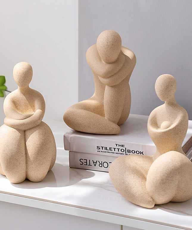 Figurka dekoracyjna ceramiczna wzór postaci