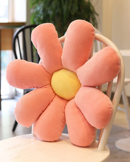 Poduszka dekoracyjna w kształcie stokrotki w jasnych kolorach