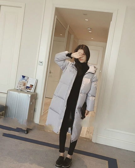 Damska klasyczna kurtka zimowa z kapturem