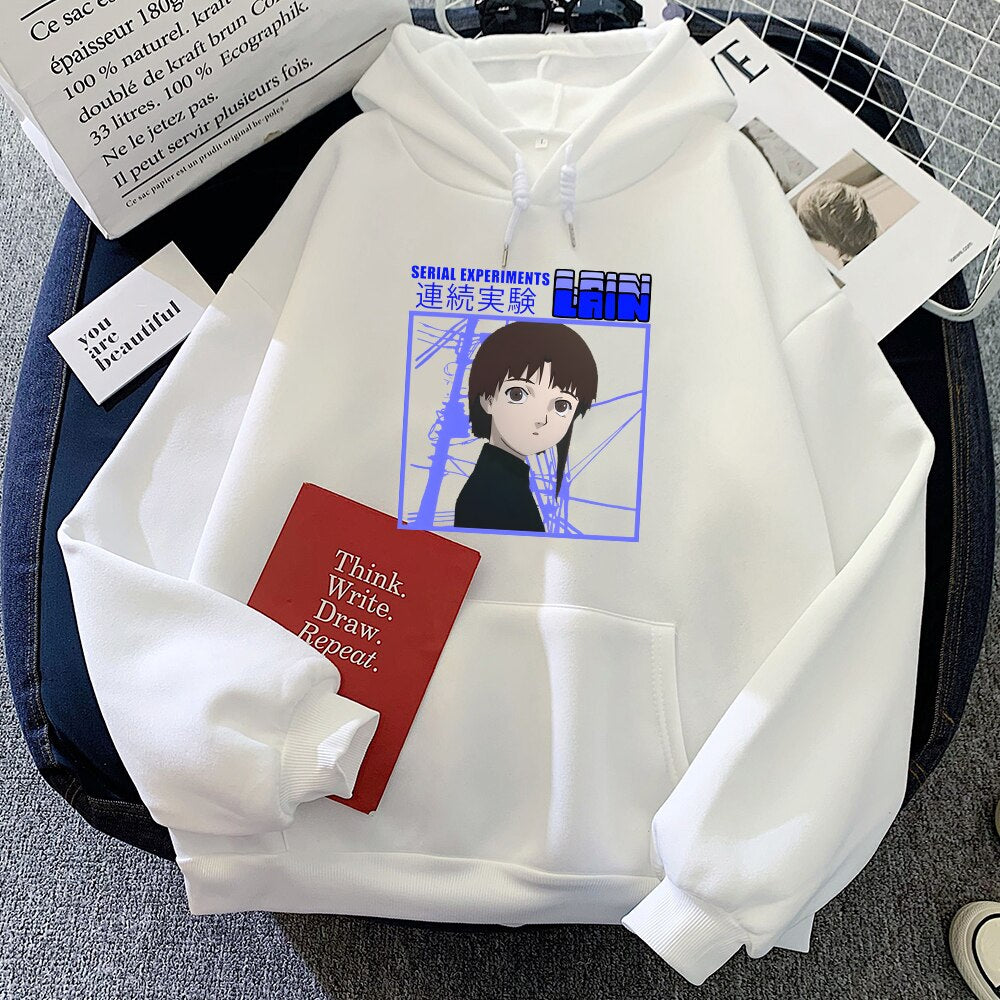 Damska bluza z nadrukiem i kapturem