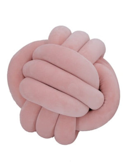 Poduszka dekoracyjna węzeł w pastelowych kolorach