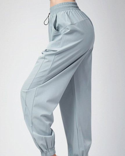 Damskie spodnie cargo z dużymi kieszeniami