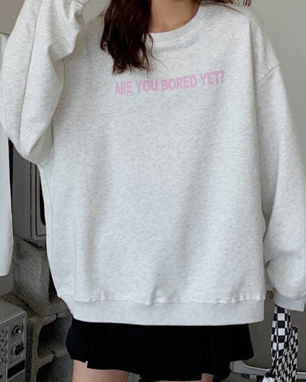 Damska bluza z nadrukiem na plecach