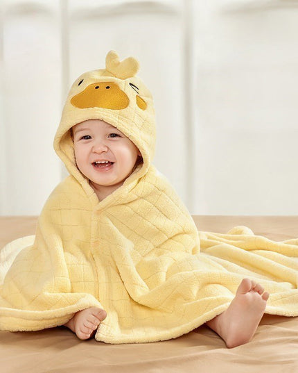 Ręcznik dziecięcy z misiem, słoniem, reniferem lub kaczką