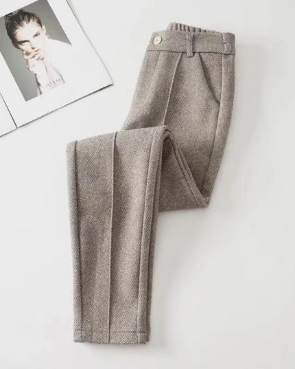 Damskie spodnie chinosy z elastycznej tkaniny