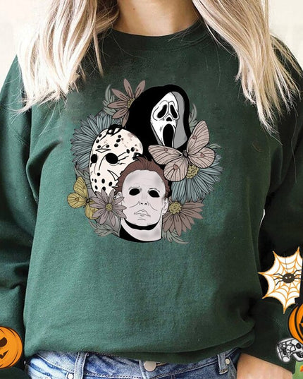 Damska bluza nierozpinana z motywem halloween