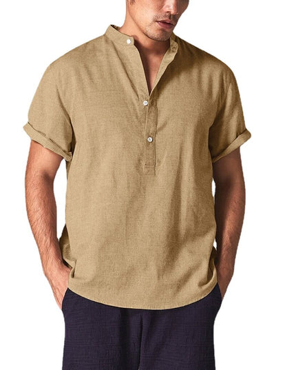 Męska koszulka polo z letniego materiału o luźnym kroju