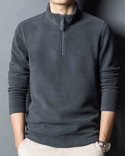 Męska bluza polarowa zapinana na suwak