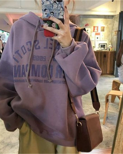 Damska bluza oversize z kapturem