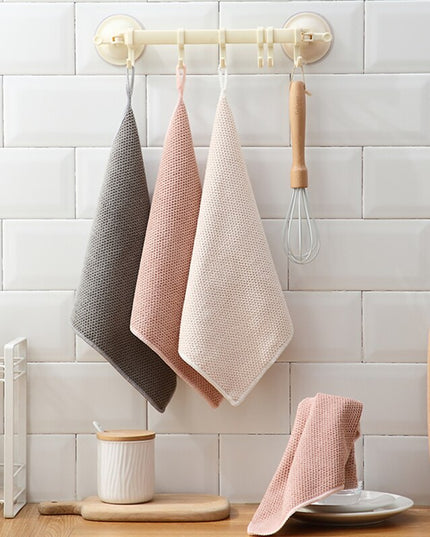 Ręcznik kuchenny do powieszenia w jednolitych kolorach