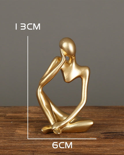 Figurka dekoracyjna postać z wycięciem minimalistyczny styl