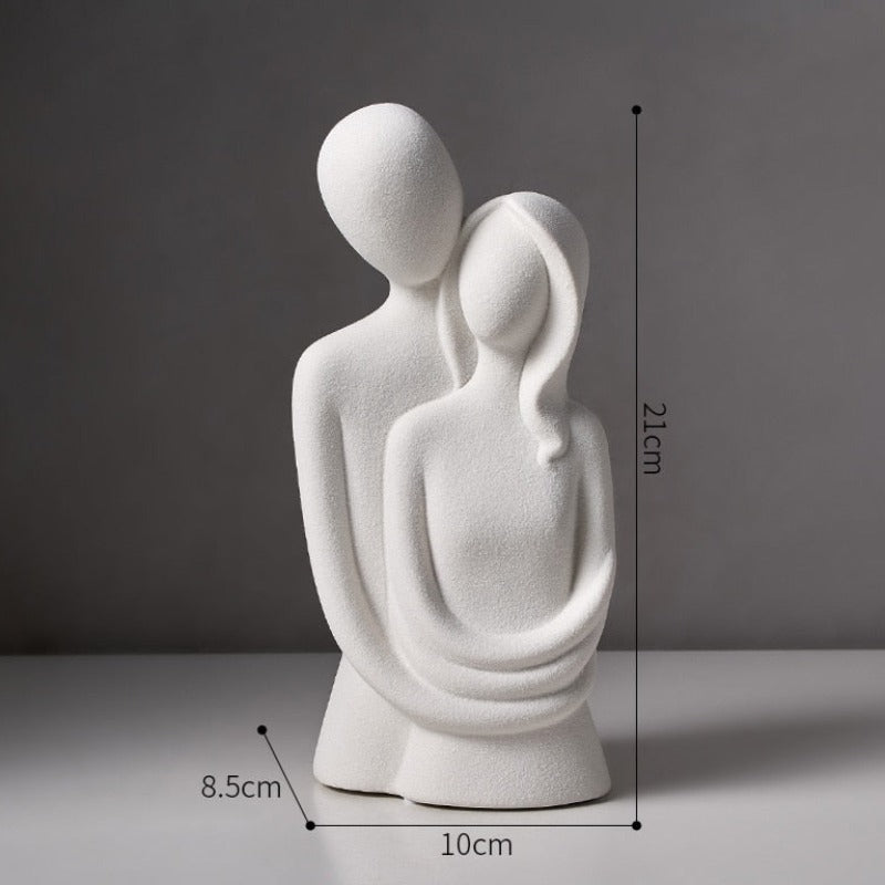Figurka dekoracyjna motyw postaci minimalistyczny styl
