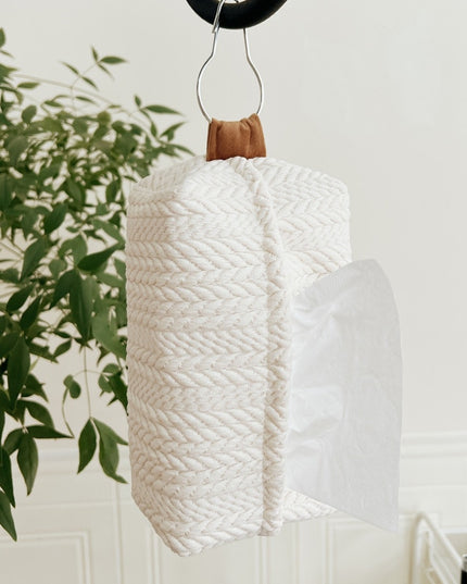 Pudełko na chusteczki ze wzorem minimalistyczny styl