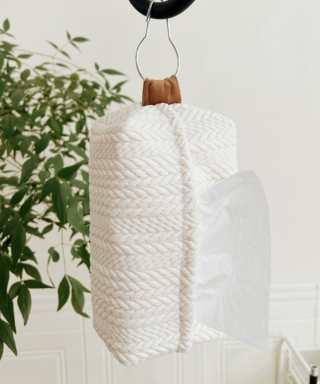 Pudełko na chusteczki ze wzorem minimalistyczny styl