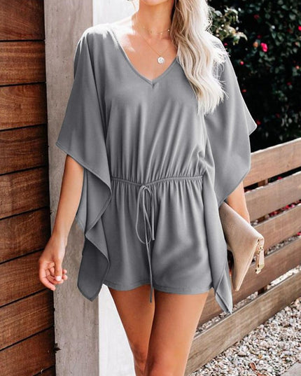 Damski kombinezon ze zwiewnymi rękawami