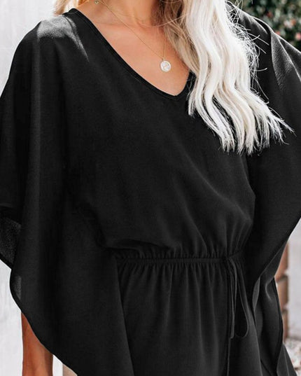 Damski kombinezon ze zwiewnymi rękawami