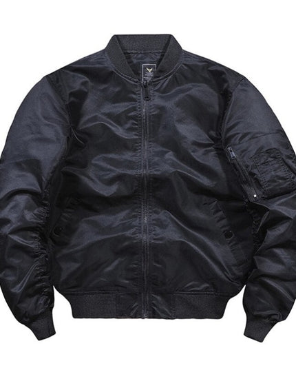 Męska kurtka przejściowa bomberka klasyczna z marszczeniami