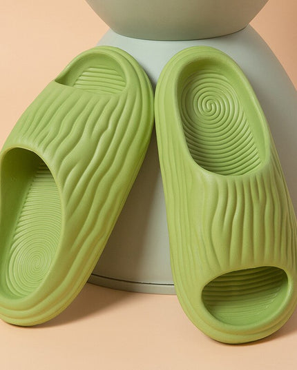 Klapki w pastelowych kolorach