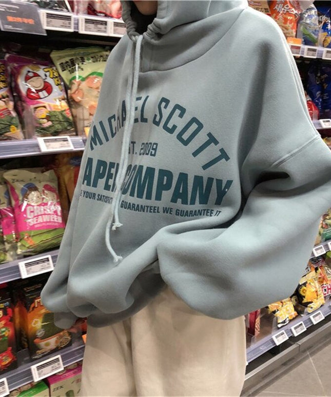 Damska bluza oversize z kapturem