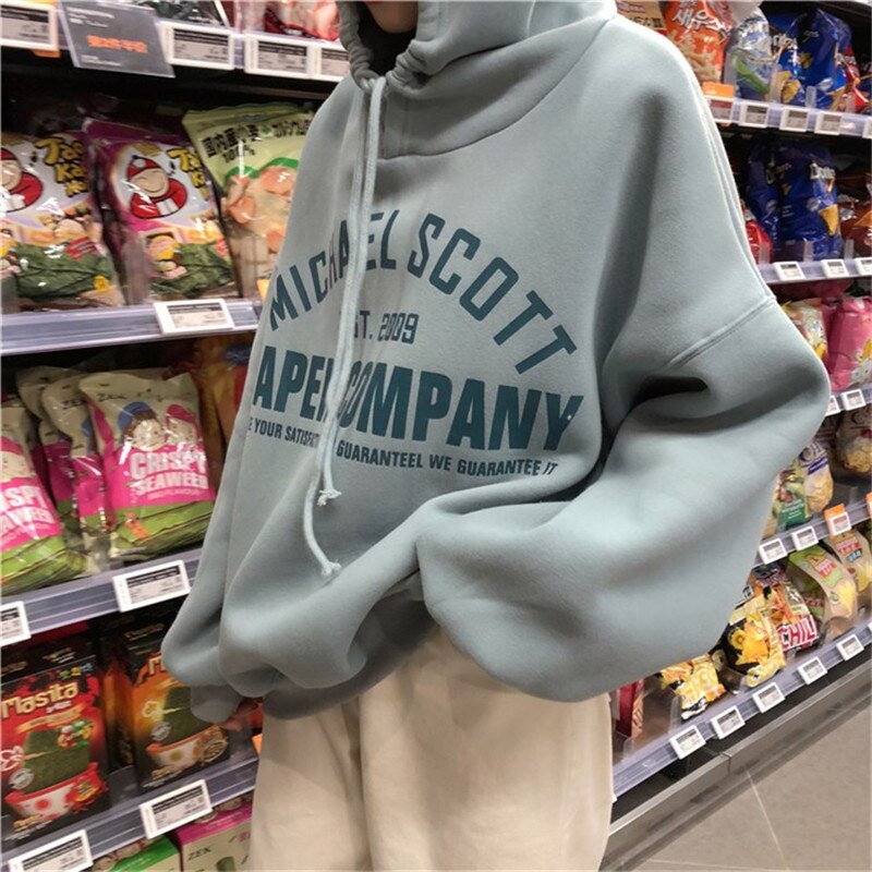 Damska bluza oversize z kapturem