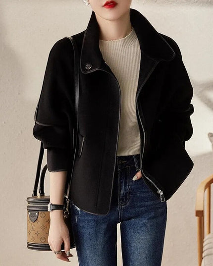 Damska kurtka przejściowa z miękkiego materiału