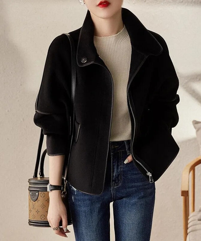 Damska kurtka przejściowa z miękkiego materiału