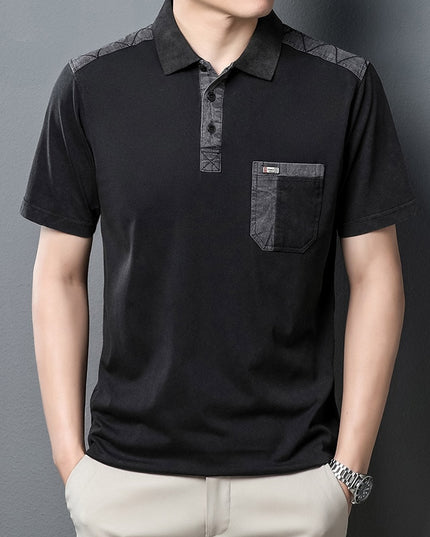 Męska koszulka polo z kieszonką