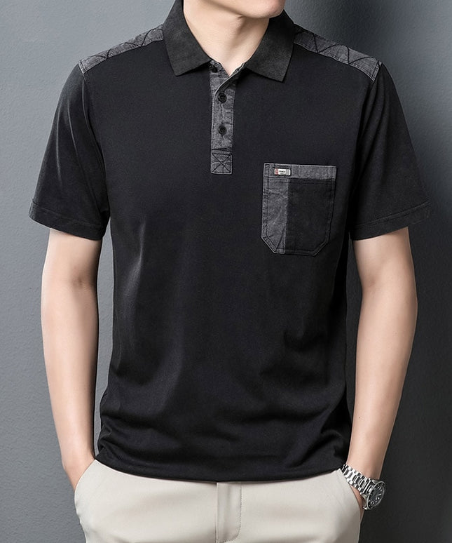 Męska koszulka polo z kieszonką