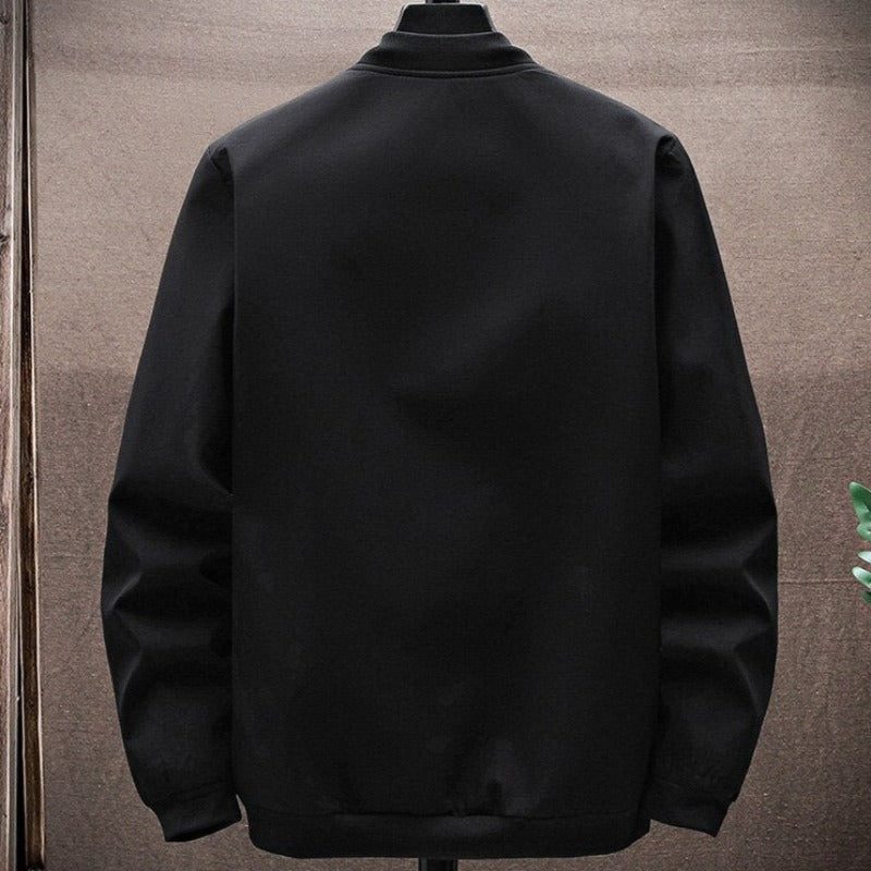 Męska kurtka przejściowa bomberka klasyczna o prostym kroju
