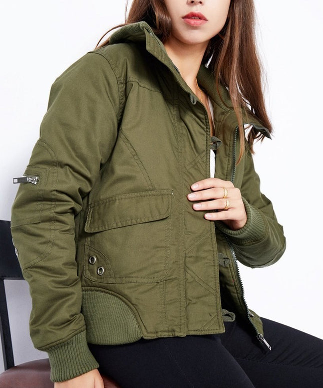 Damska kurtka przejściowa typu bomber