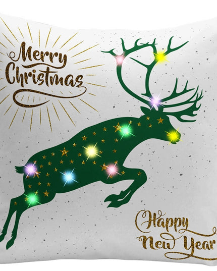 Poszewka na poduszkę świąteczna z oświetleniem LED