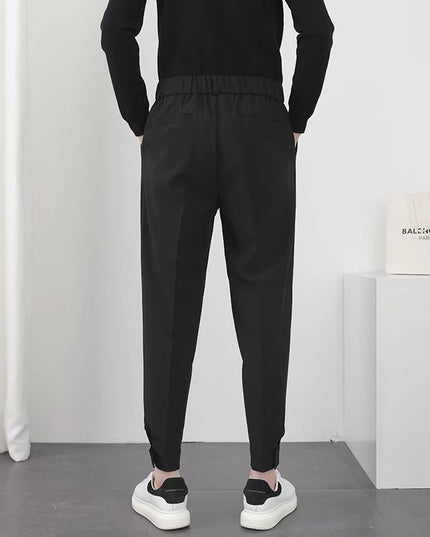 Męskie spodnie chinosy z kieszeniami