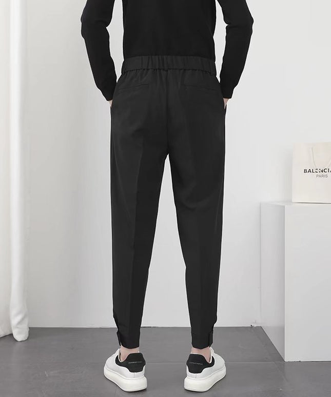 Męskie spodnie chinosy z kieszeniami