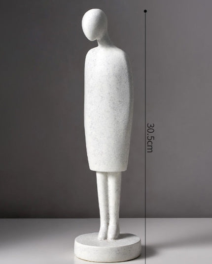 Figurka dekoracyjna motyw postaci minimalistyczny styl