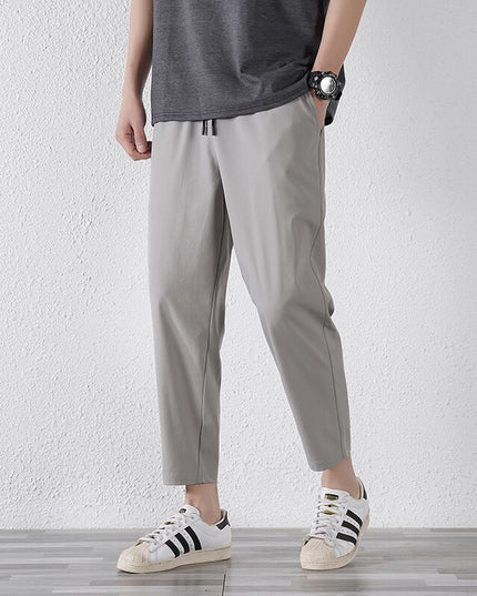 Męskie spodnie treningowe z szeroką nogawką