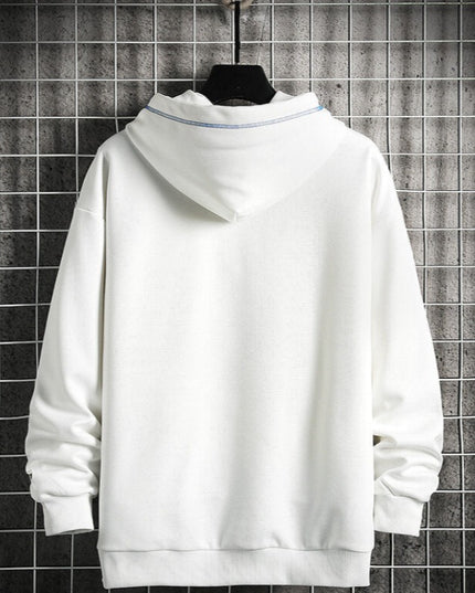 Męska bluza z kapturem i dużą kieszenią