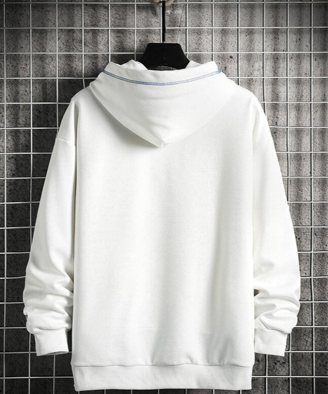 Męska bluza z kapturem i dużą kieszenią