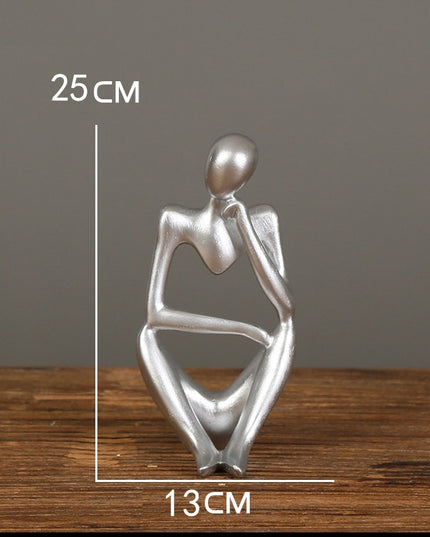 Figurka dekoracyjna postać z wycięciem minimalistyczny styl